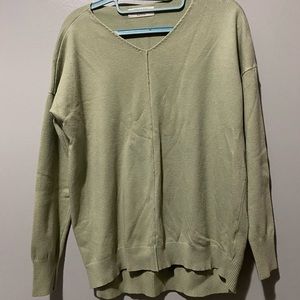 Zenana sage green sweater